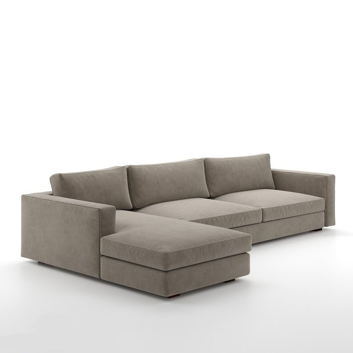Угловой модульный диван Maddox серого цвета - купить Угловые диваны по цене 144650.0