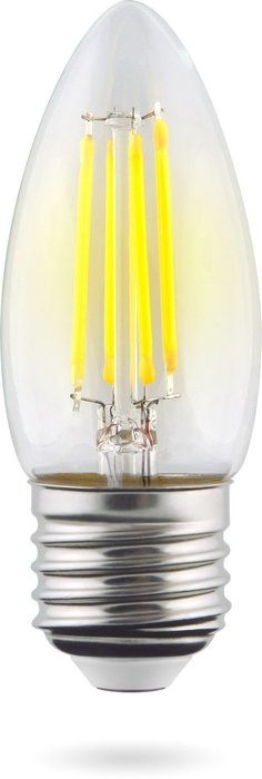 Лампа светодиодная Candle свеча прозрачная - купить Лампочки по цене 169.0