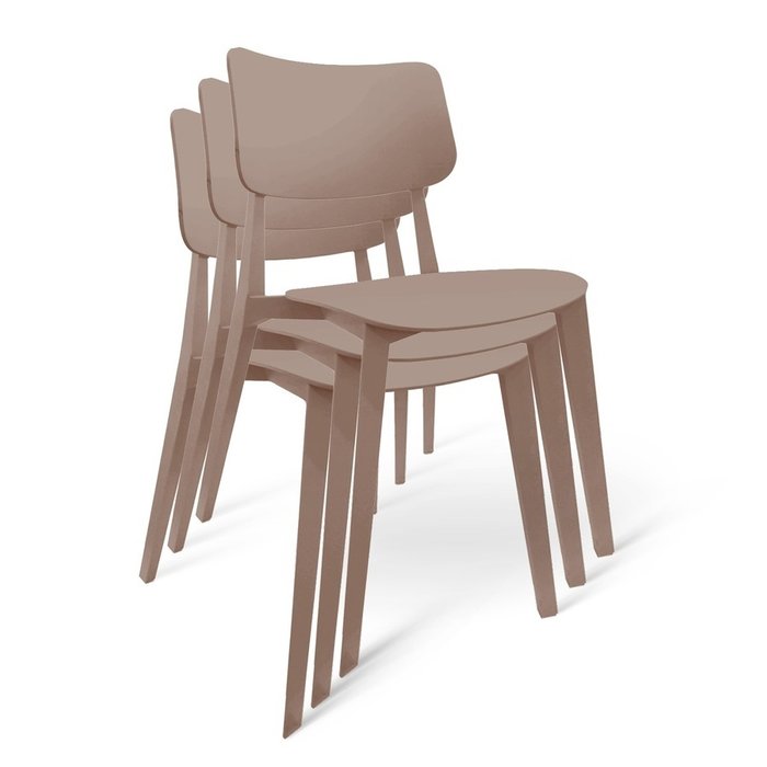 Стул Manfred цвета капучино - купить Обеденные стулья по цене 3435.0