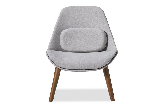 Кресло Terry светло-серого цвета - лучшие Интерьерные кресла в INMYROOM