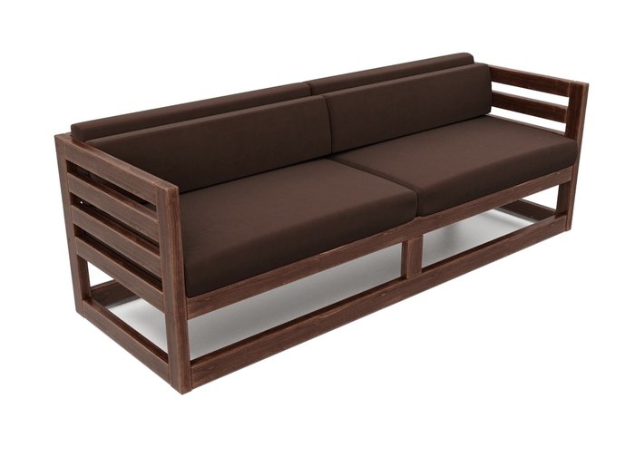 Диван-кровать Магнус Б коричневого цвета - купить Прямые диваны по цене 33990.0