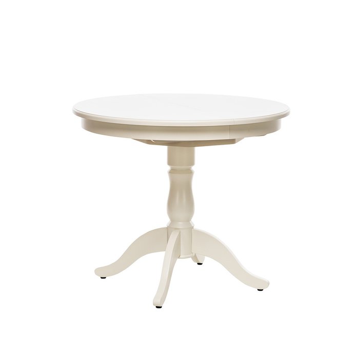 Обеденный раздвижной стол Луизиана цвета слоновой кости - купить Обеденные столы по цене 26316.0