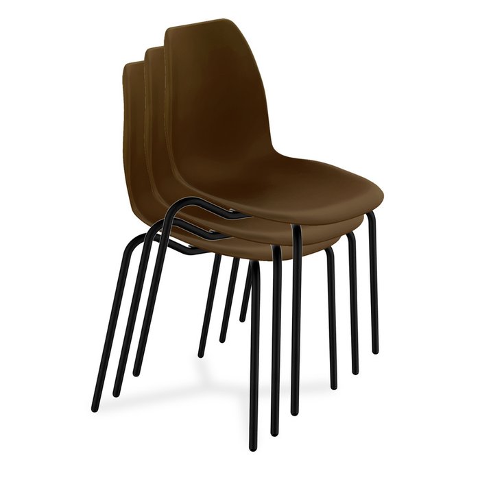 Стул Floerino коричневого цвета - купить Обеденные стулья по цене 3895.0