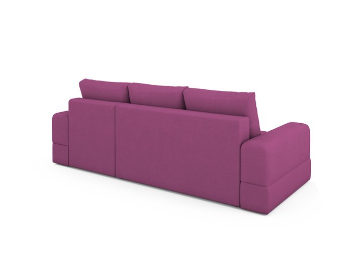 Угловой Диван-кровать Elke правый пурпурного цвета - лучшие Угловые диваны в INMYROOM