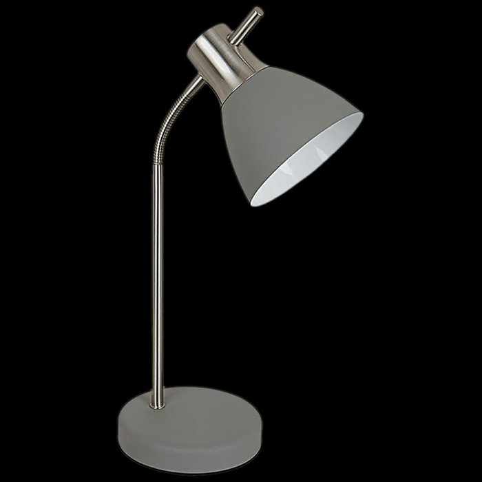 Настольная лампа 02106-0.7-01 GY (металл, цвет серый) - купить Рабочие лампы по цене 3460.0