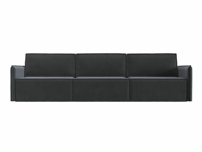 Прямой диван-кровать Либерти лонг серого цвета - купить Прямые диваны по цене 76999.0