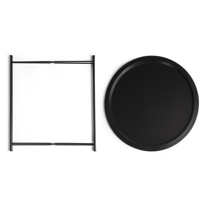 Сервировочный стол Tray черного цвета - лучшие Сервировочные столики в INMYROOM