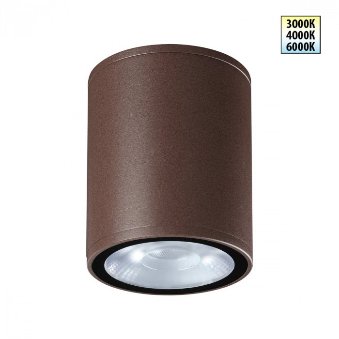 уличный светильник на потолок Tumbler 359536 (пластик, цвет коричневый)