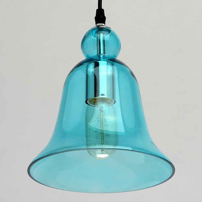  Подвесной светильник Кьянти голубого цвета - лучшие Подвесные светильники в INMYROOM