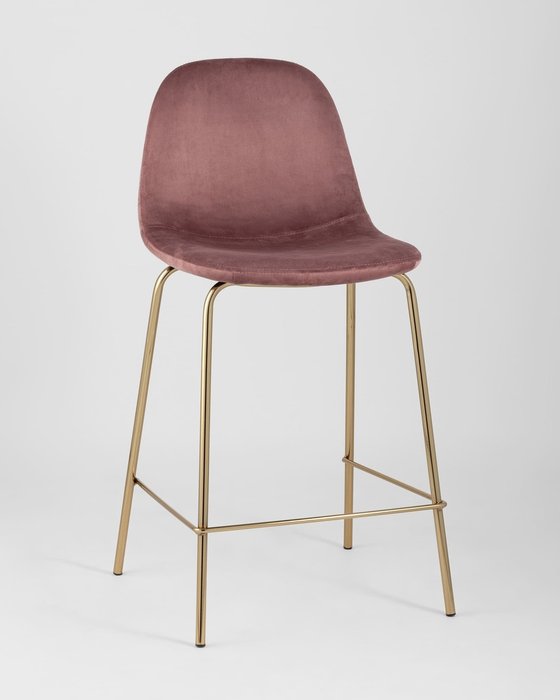 Стул полубарный Валенсия розового цвета - купить Барные стулья по цене 7990.0