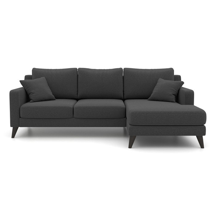  Угловой диван-кровать Mendini EKH темно-серого цвета