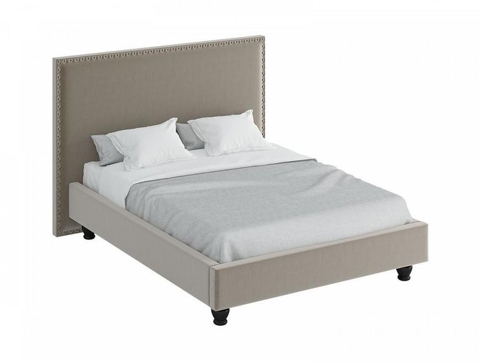 Кровать Blues серого цвета 180х200