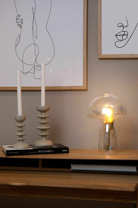 Настольная лампа Fungo 10514/01/60 (стекло, цвет прозрачный) - лучшие Настольные лампы в INMYROOM