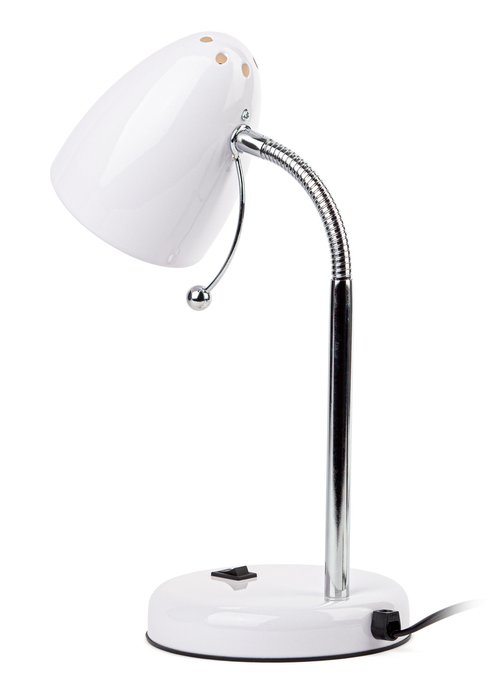 Настольная лампа N-116 Б0047200 (металл, цвет белый) - купить Рабочие лампы по цене 1516.0