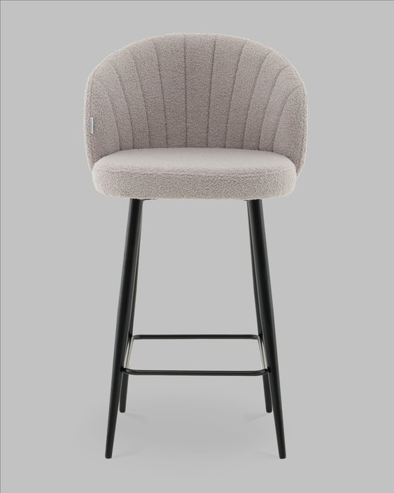 Барный стул Ханнингем светло-серого цвета - купить Барные стулья по цене 13990