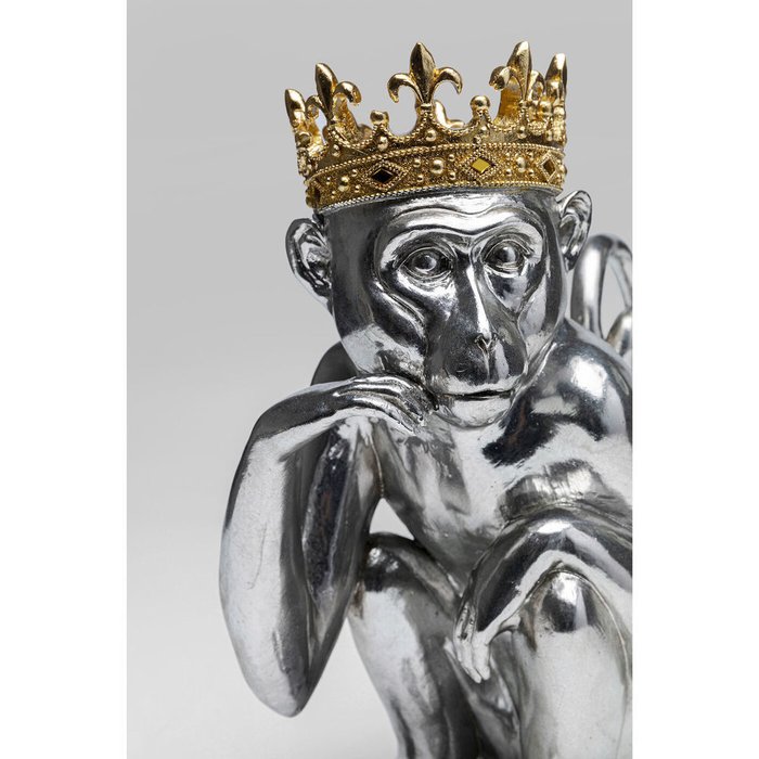 Статуэтка King Monkey серого цвета - купить Фигуры и статуэтки по цене 21750.0