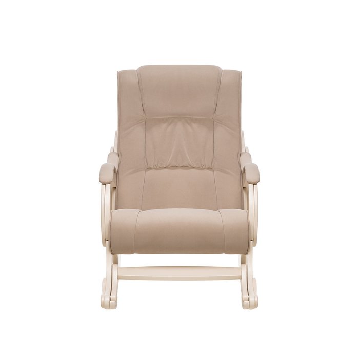 Кресло-качалка Модель 77 бежевого цвета - купить Интерьерные кресла по цене 26933.0