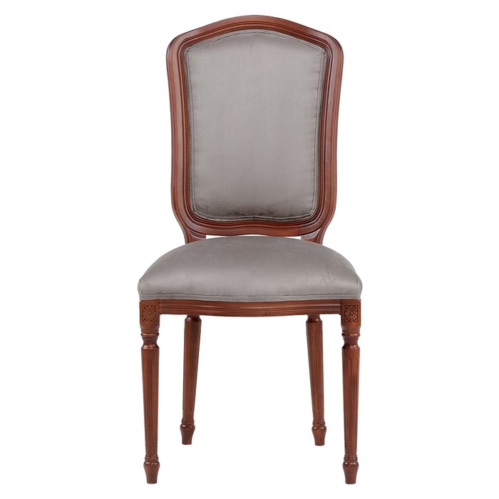 Стул French светло-серого цвета - купить Обеденные стулья по цене 32000.0