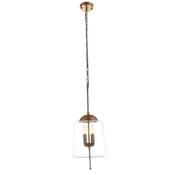 Подвесной светильник Delevaso с плафоном из стекла