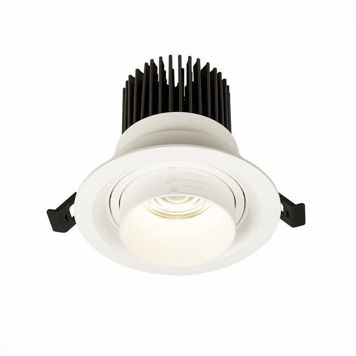 Встраиваемый светильник Zoom белого цвета - купить Встраиваемые споты по цене 2850.0