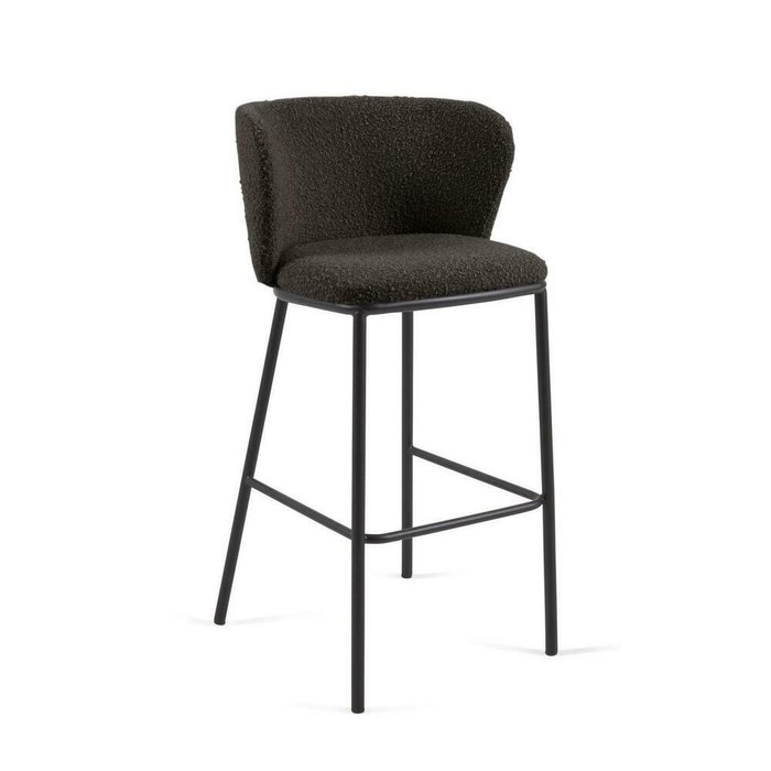 Барный стул Ciselia черного цвета 