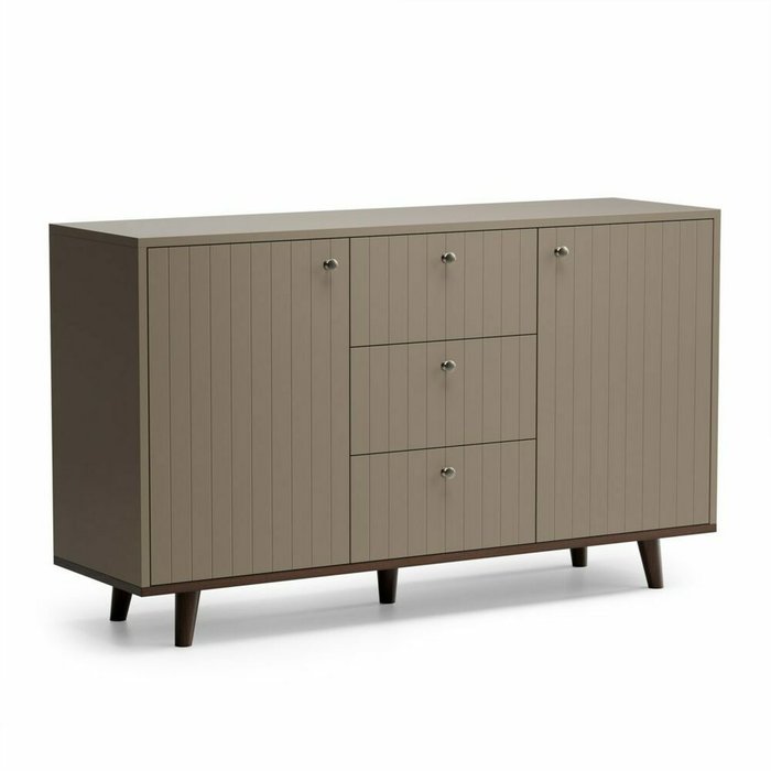 Комод Twin TW048 бежево-серого цвета Комод Twin TW048 бежево-серого цвета