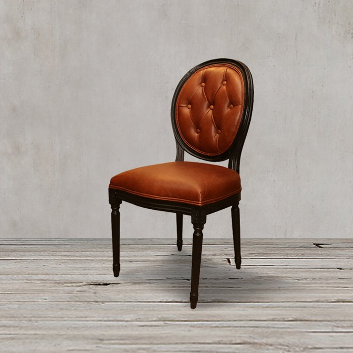 Стул Луи с обивкой из натуральной кожи  - лучшие Обеденные стулья в INMYROOM