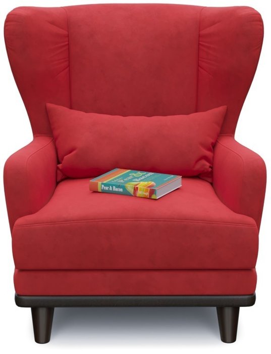 Кресло Роберт Рэд красного цвета - купить Интерьерные кресла по цене 6950.0