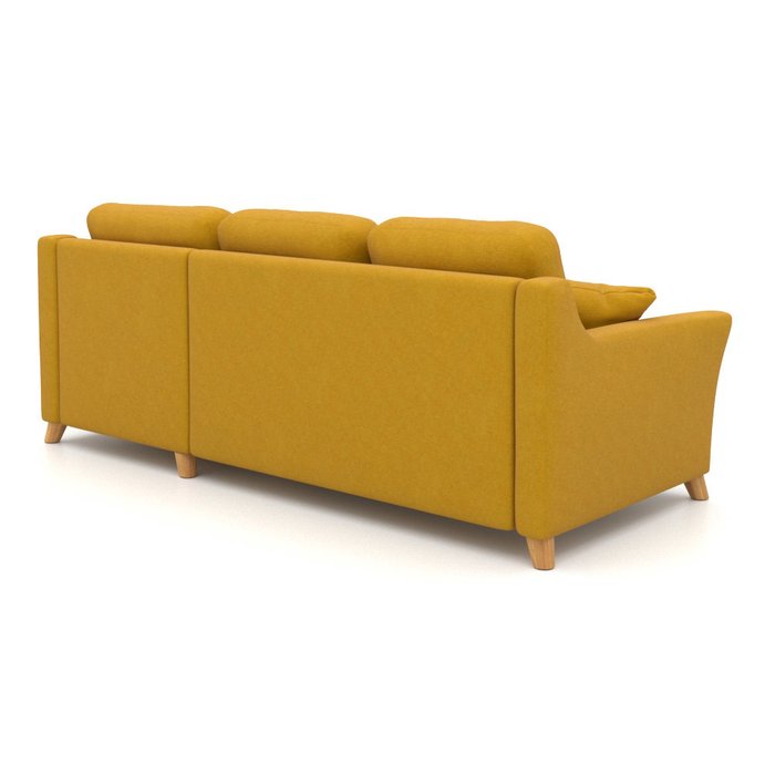 Угловой диван-кровать Raf EKL желтый - лучшие Угловые диваны в INMYROOM