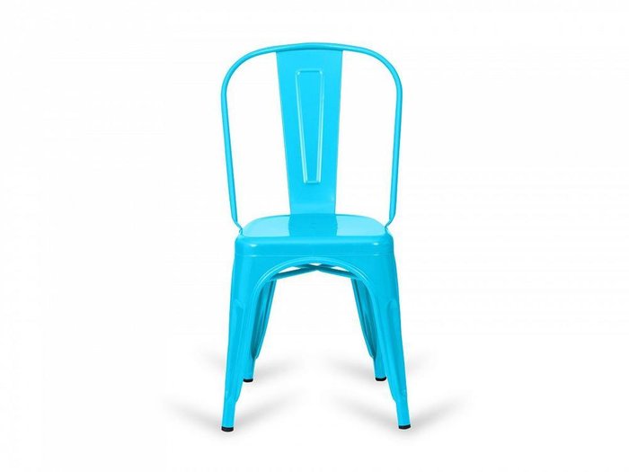 Стул Tolix голубого цвета - купить Обеденные стулья по цене 3490.0