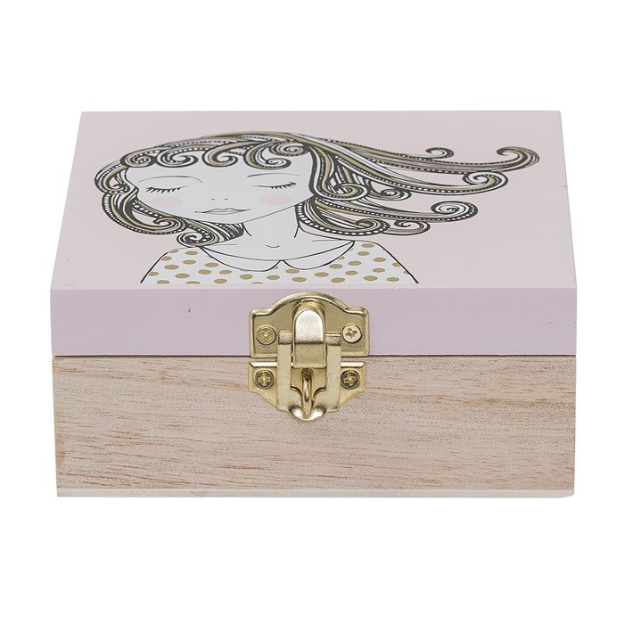 Коробка для хранения Dreamy girl розового цвета