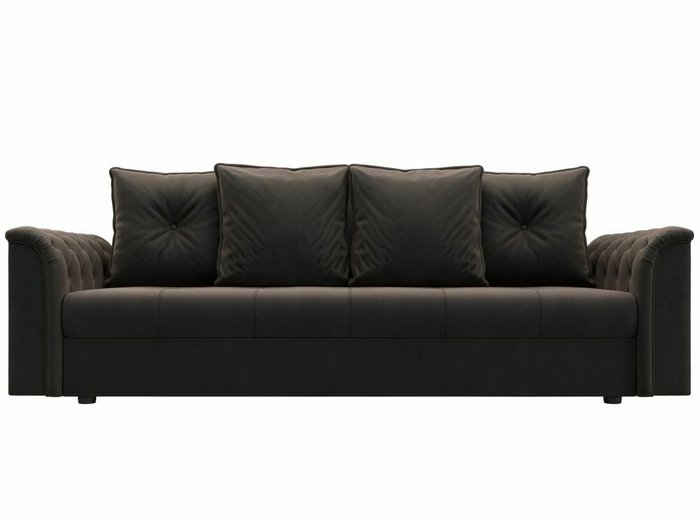 Диван-кровать Сиеста коричневого цвета - купить Прямые диваны по цене 41999.0
