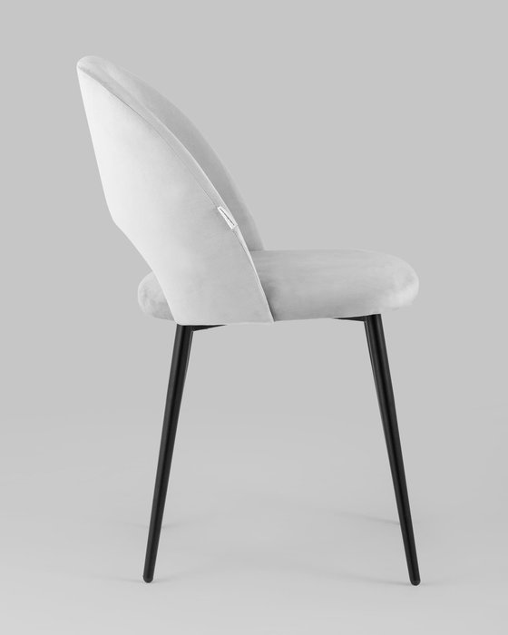 Стул Меган светло-серого цвета - лучшие Обеденные стулья в INMYROOM