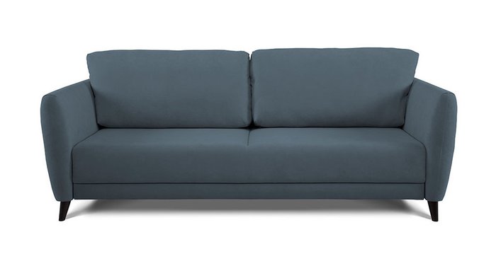 Прямой диван-кровать Фабьен темно-серого цвета