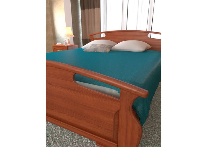 Кровать Афродита ясень-венге 160х200 - лучшие Кровати для спальни в INMYROOM