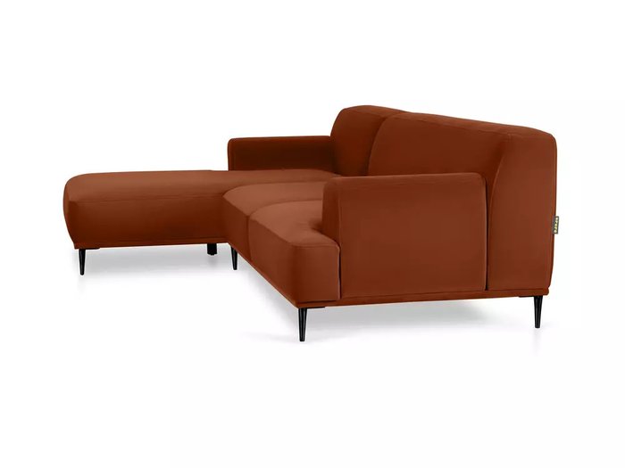 Угловой диван Portofino терракотового цвета - лучшие Угловые диваны в INMYROOM