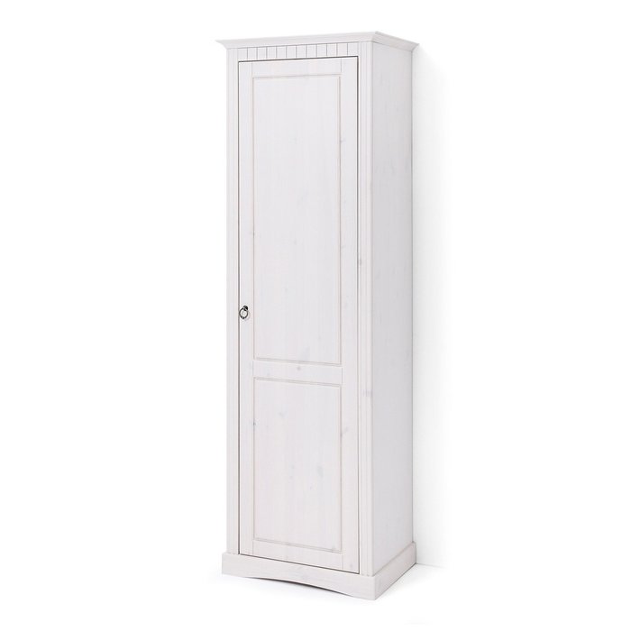 Шкаф-прихожая Неаполь из массива сосны в белом цвете Шкаф-прихожая Неаполь из массива сосны в белом цвете