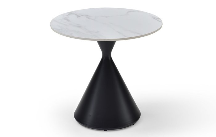 Кофейный столик Sanremo бело-черного цвета - лучшие Кофейные столики в INMYROOM