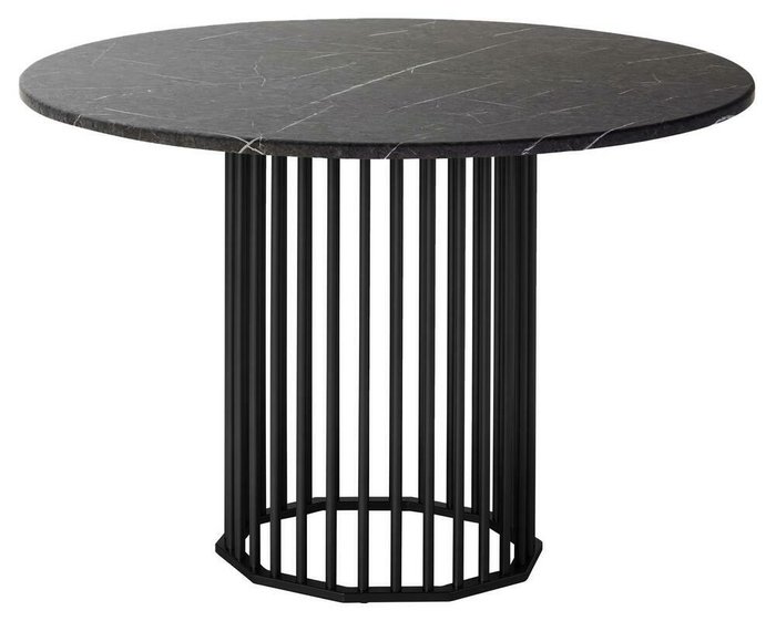 Стол обеденный Patrik серо-черного цвета