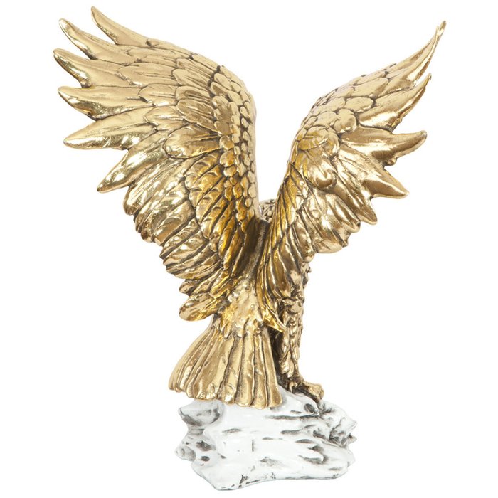 Статуэтка Орел золотого цвета - купить Фигуры и статуэтки по цене 6363.0