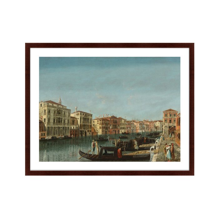 Репродукция картины View Of The Grand Canal  Venice 1732 г. - купить Картины по цене 12999.0