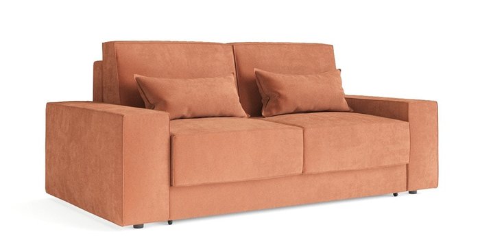 Диван-кровать Модесто оранжевого цвета - купить Прямые диваны по цене 73039.0