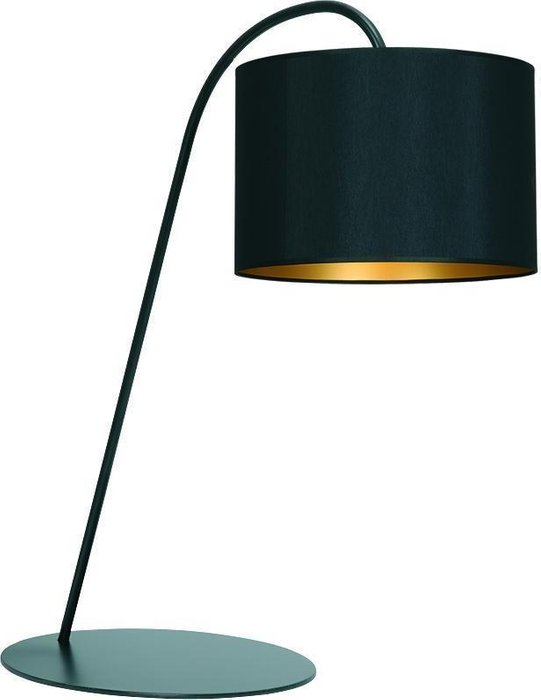 Настольная лампа Alice черного цвета