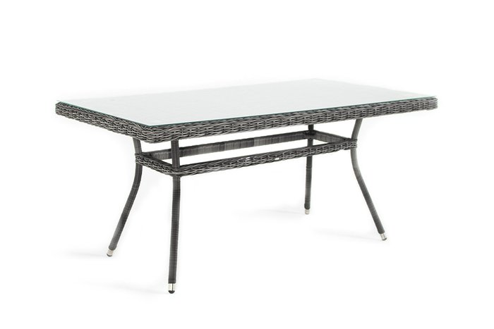 Обеденный стол Латте 160 графитового цвета - купить Садовые столы по цене 58422.0