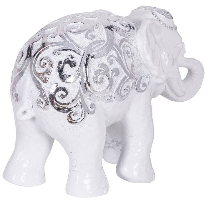 Статуэтка Слон Дели белого цвета - купить Фигуры и статуэтки по цене 3535.0