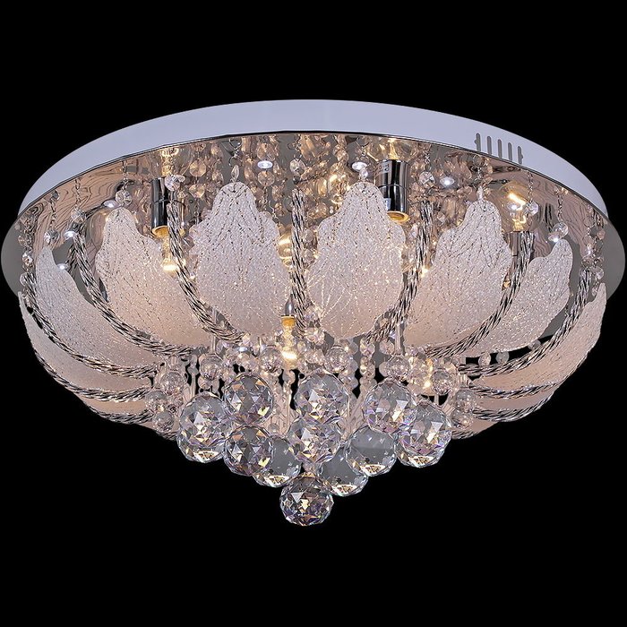 Потолочная люстра 55820-0.3-08 (стекло, цвет белый)