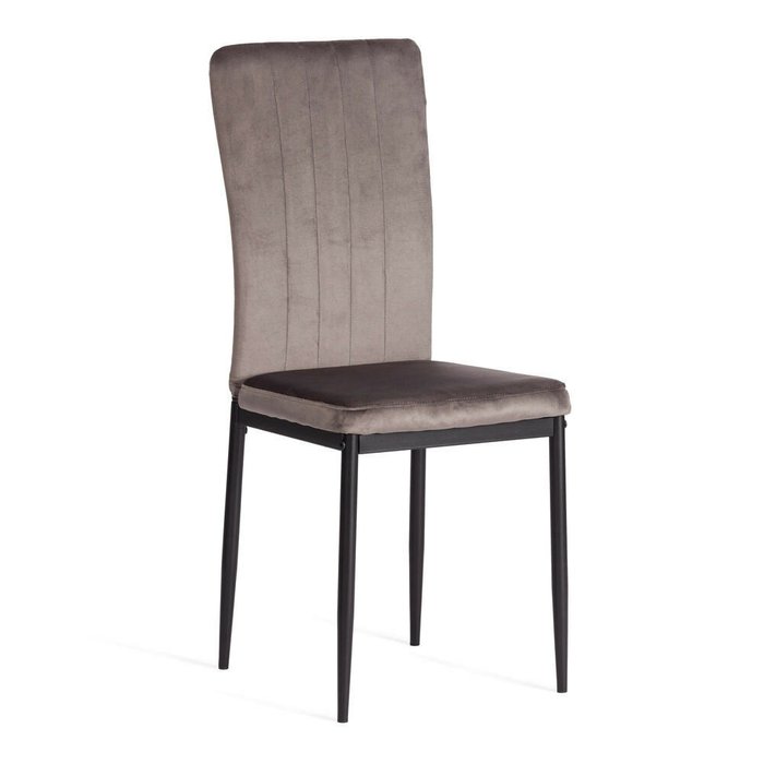 Комплект из четырех стульев Verter темно-серого цвета - купить Обеденные стулья по цене 11360.0