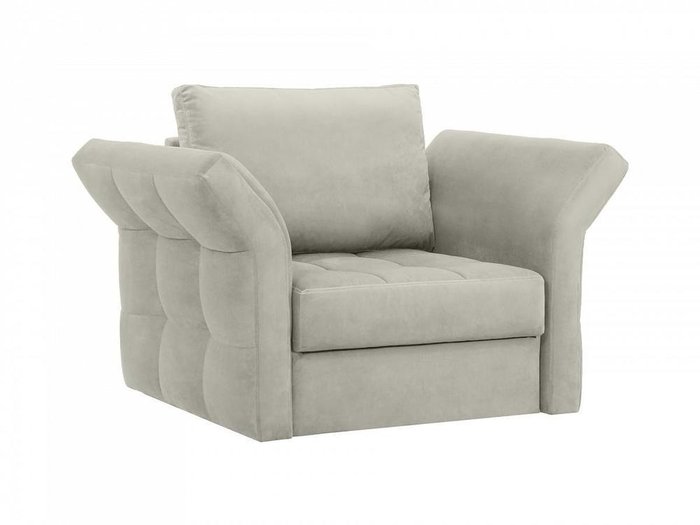 Кресло Wing светло-серого цвета - купить Интерьерные кресла по цене 40590.0