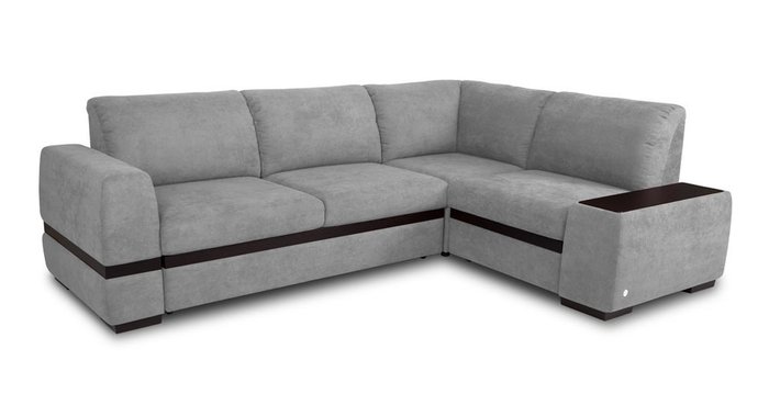 Угловой диван-кровать Миста серого цвета - купить Угловые диваны по цене 130434.0