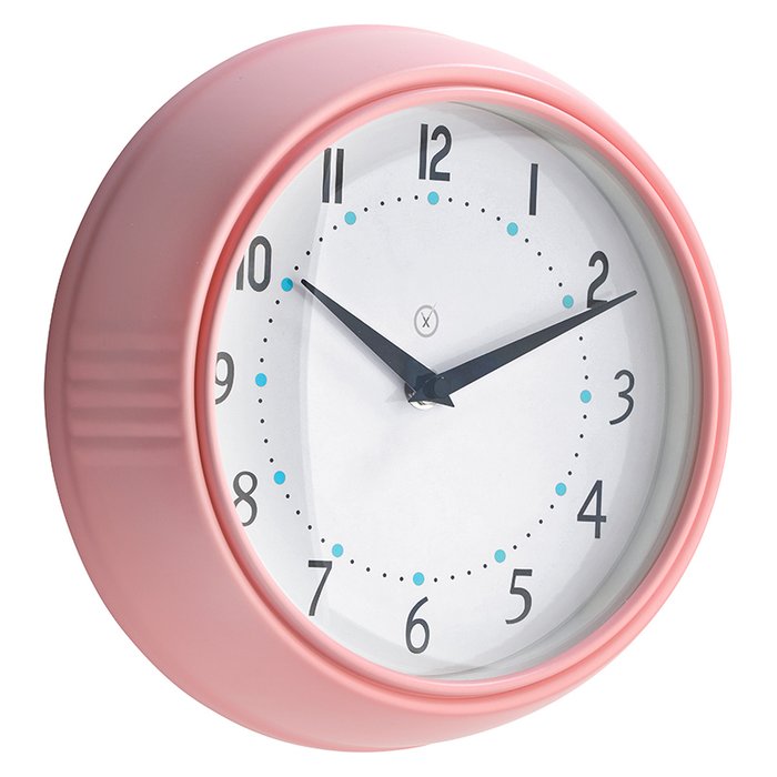 Настенные часы Milano бело-розового цвета - купить Часы по цене 5250.0